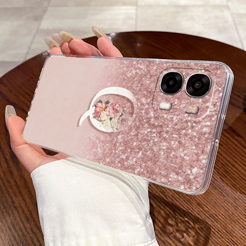 ที่ไม่ซ้ํากัน AZ รูปแบบดอกไม้เคสโทรศัพท์สําหรับ OPPO A6 รูปที่ 6