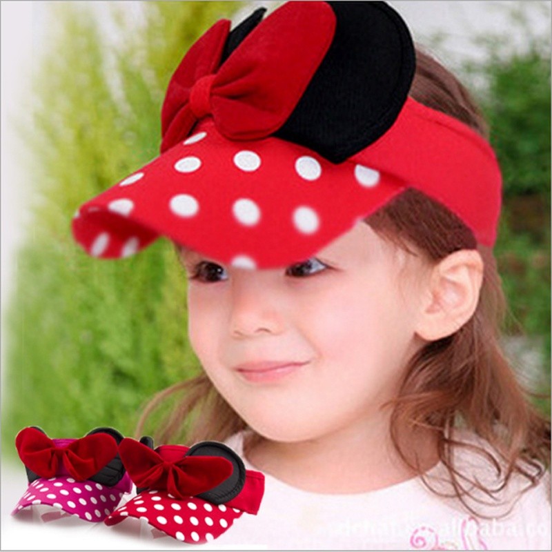 หมวกเด็กผู้หญิง Mickey Top กันแสงแดด สไตล์แฟชั่น รหัส z0422a2