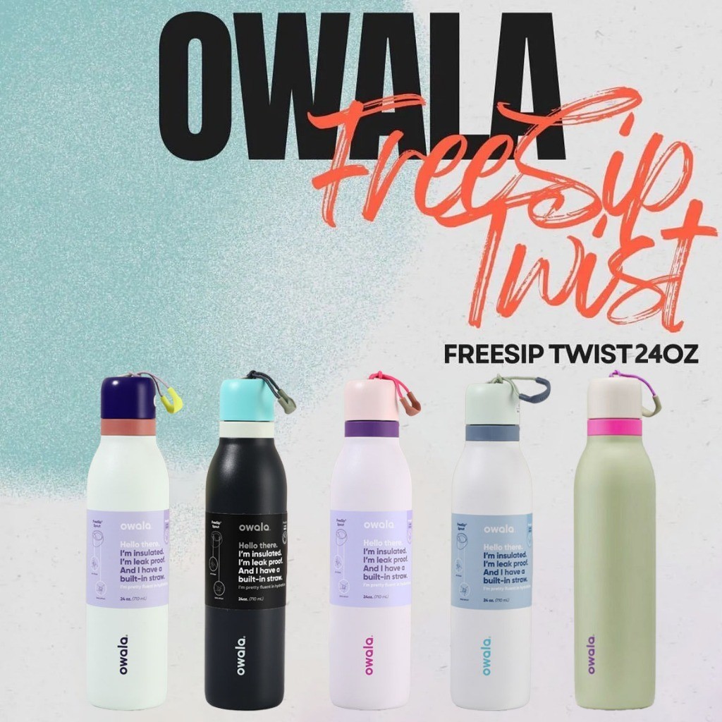 📦จัดส่งจากคลังไทย📦Owala FreeSip® tumber 40oz ของแท้ จากอเมริกา มีสีให้เลือกเยอะมาก แก้วพกพา แก้วเก็บความเย็น
