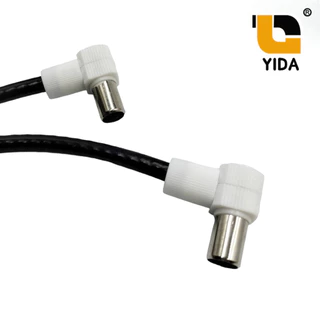 สายอากาศทีวี Digital TV RF Cable สายคอนโด สีดำ รองรับทีวีดิจิตอล ยาว 1-5 เมตร