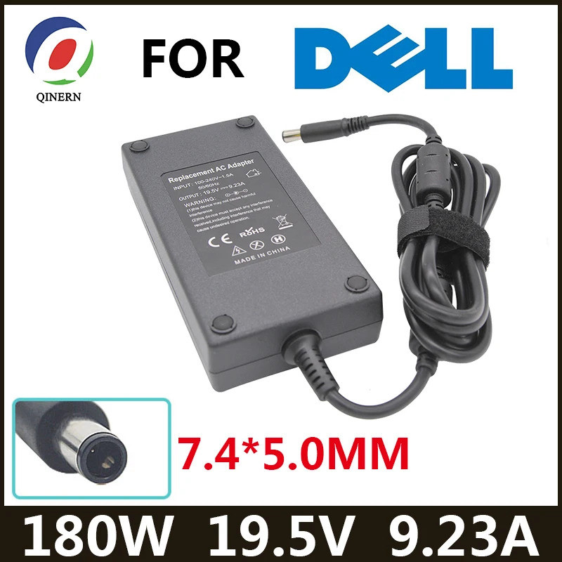 180W 19.5V 9.23A 7.4*5.0 มม.อะแดปเตอร์แล็ปท็อปสําหรับ Dell Precision M4600 M4700 M4800 Alienware 13 
