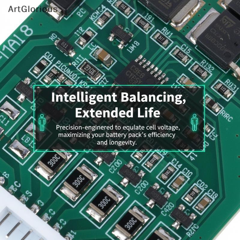 Art 4S 5S 6S 7S แรงดันไฟฟ้า 18650 Li ion BMS ป้องกัน 16.8V 29.4V สําหรับ Smart E จักรยานแบตเตอรี่ระบ