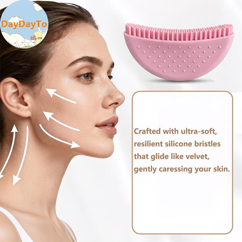 DayDayTo Face Brush สําหรับระบายน้ําเหลืองและแปรงแห้ง Detoxifies ยกคอนทัวร์ Non Electric Massage VN