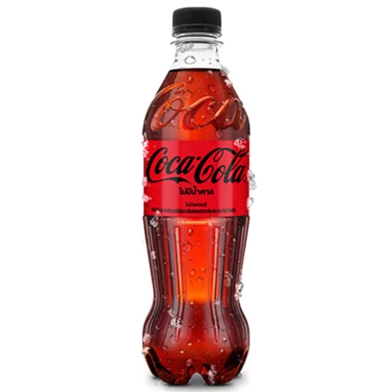 โค้ก ซีโร่น้ำอัดลมสูตรไม่มีน้ำตาล (Coke Zero Sugar Soft Drink 500ml.)