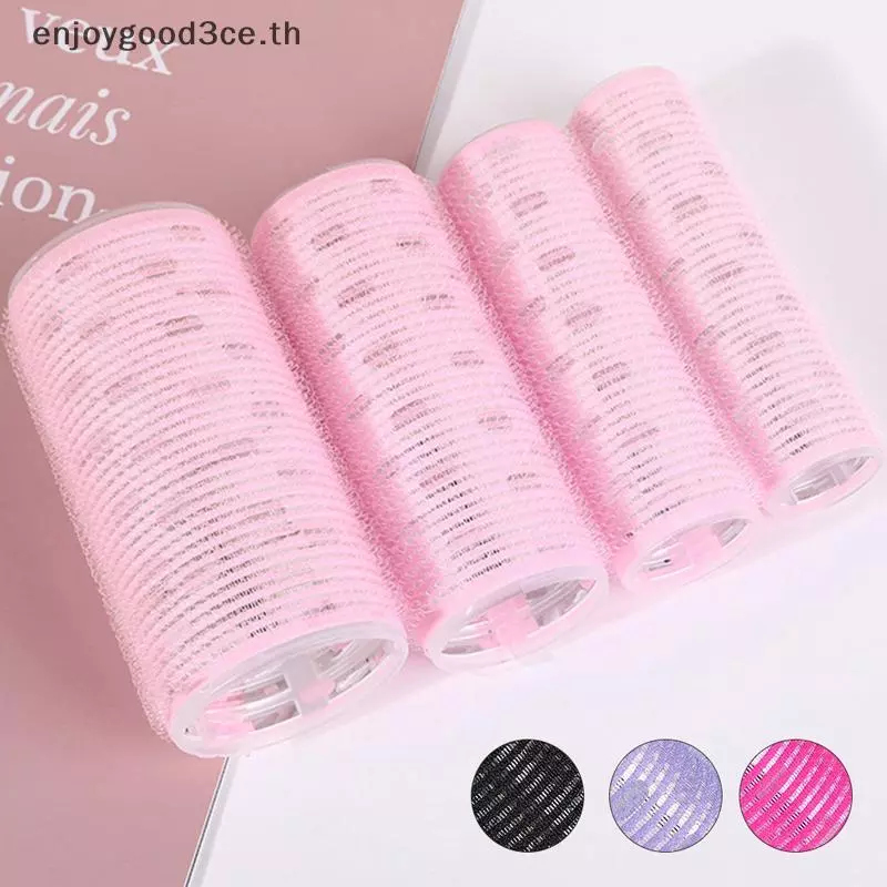 L&Z 4size Hair Rollers Hair Curlers Lazy Curler Hair Roller พร้อมแผ่นอลูมิเนียม