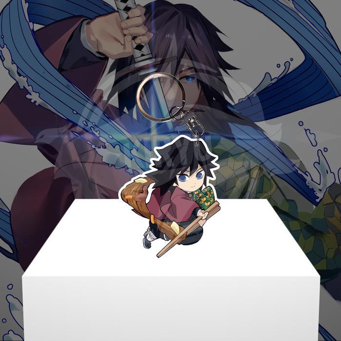 Gantungan Kunci อะนิเมะ Kimetsu no Yaiba - Tomioka Giyuu- Ganci Akrilk - พวงกุญแจอะคริลิค - Tomioka 
