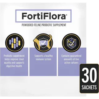 [กล่อง!] Proplan: FortiFlora [แท้💯] ผงโรยอาหารเสริมโพรไบโอติก ปรับสมดุลลำไส้ ลดอาการท้องเสีย สำหรับสุนัขและแมว (30 ซอง)