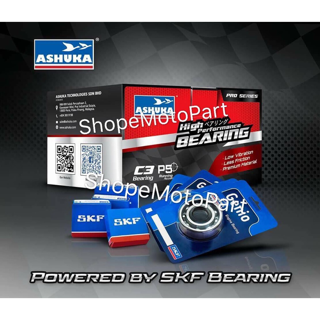 ASHUKA ENGINE แบริ่ง C3 ชุดแข่ง Y16ZR Y16 Y15ZR FZ150 FZ BENELLI RFS150i RFS 150 HONDA RS150R RS Y16