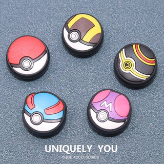Miss Zoe Jibtz Pokemon Shoe Buckle Elf Ball Shoe Accessories Pikachu Shoe Buckle