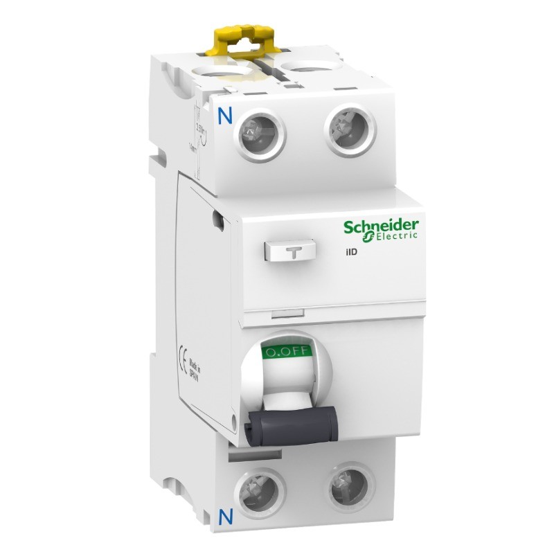 Schneider Residual current circuit breaker (RCCB), Acti9 iID, 2P, 40A, A type, 300mA A9R83240