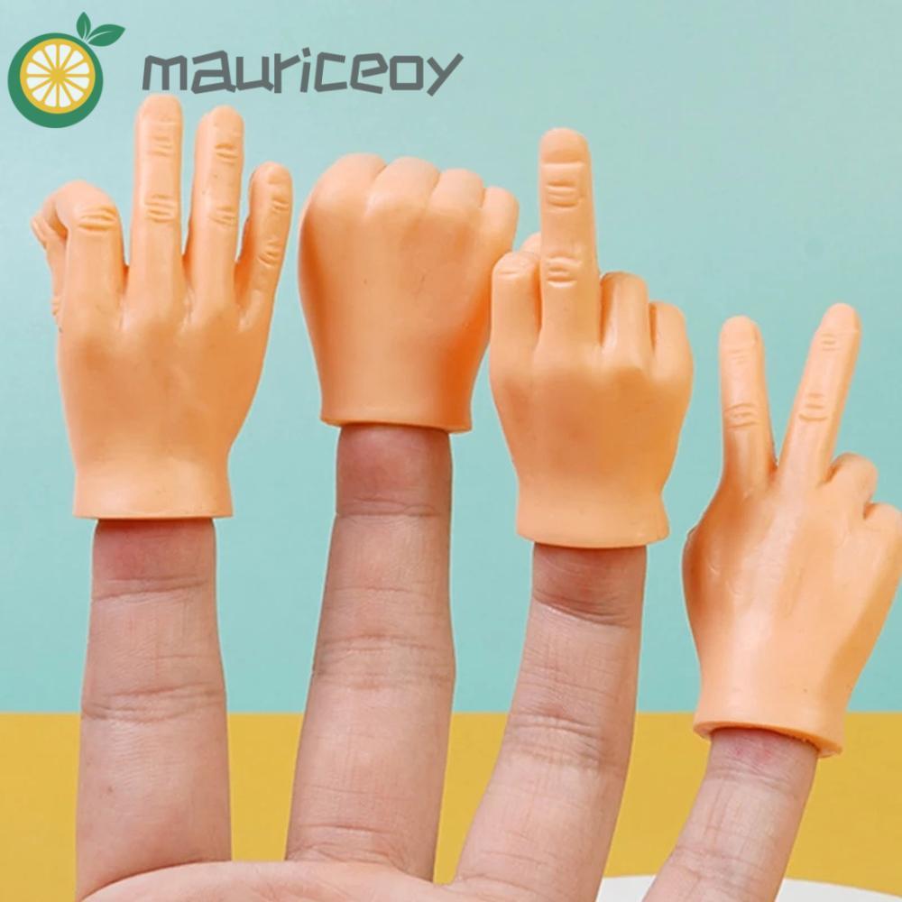 MAURICEOYA Tiny Finger Hands Kid Funny Toys Small Hand Finger Fidget Cat Pet Halloween Finger Toys