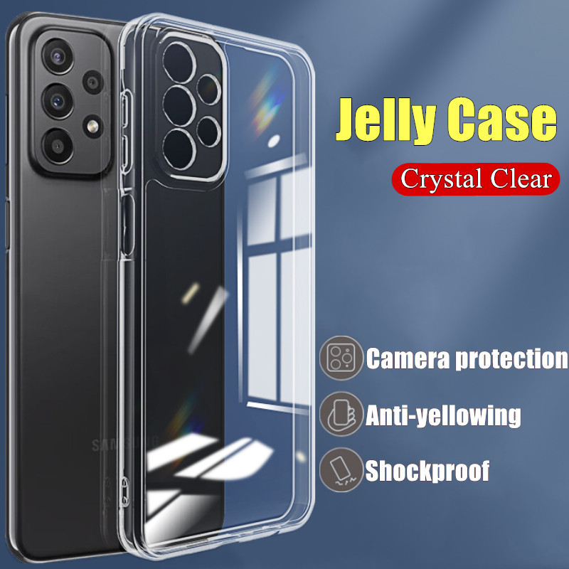 CASE SAMSUNG A32 4G 5G SOFT CASE CLEAR ULTRATHIN JELLY CASE