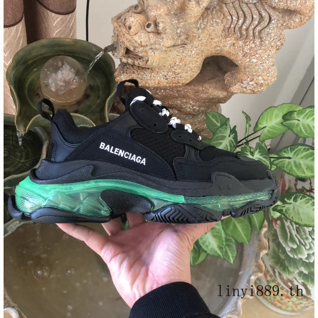 Balenciaga Balenciaga Air Cushion Shoes-track Anti-slip สวมใส่น้ําหนักเบา Low-Top Life Casual รองเท้