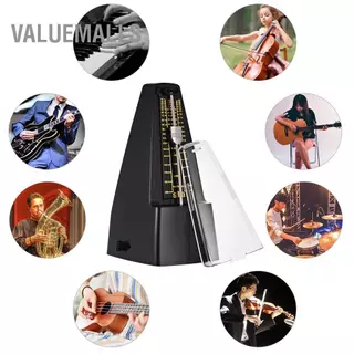 Valuemalls Valuemalls Standard Universal Mechanical Metronome วัสดุ ABS สำหรับกีตาร์ไวโอลินเปียโนเบสกลองเครื่องดนตรีเครื่องมือฝึกหัดเริ่มต้น