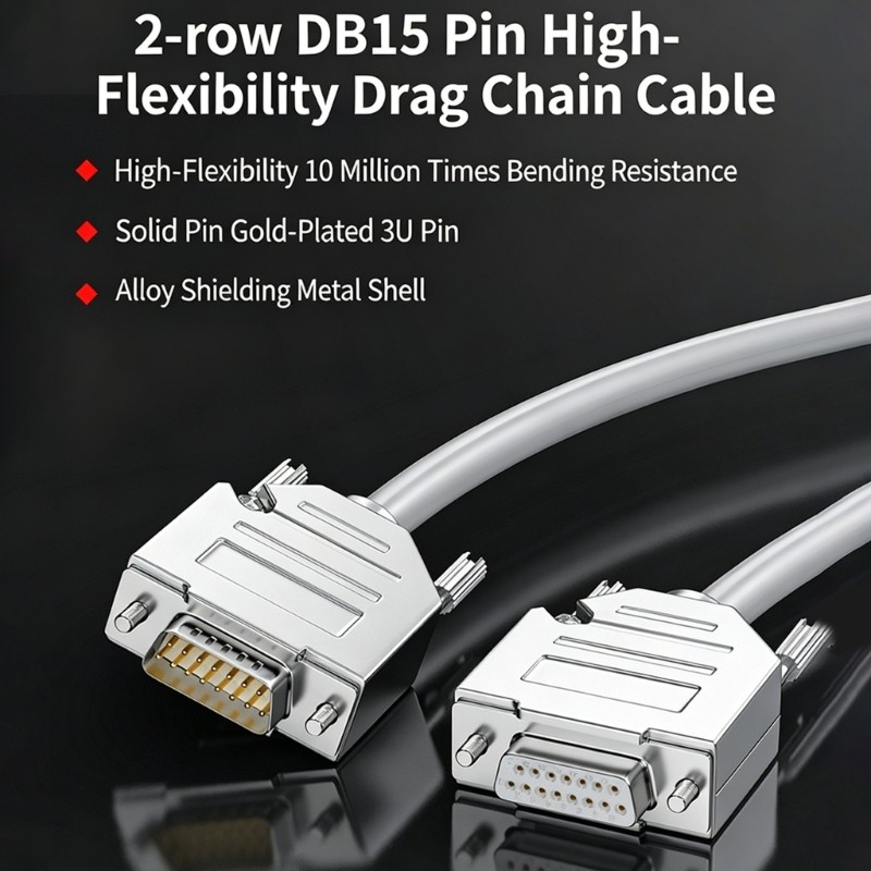 SWEET~ อุตสาหกรรมตรงผ่าน DB15 RS232 สาย DB15 RS232 อุปกรณ์ขยาย
