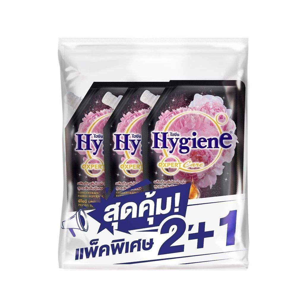 [สินค้าส่งด่วน] ไฮยีน ไลฟ์เซ็นท์ พีโอนีบลูม 480มล P2+1 HYGIENE LIFE SCENT PEONY 480ML P2+1