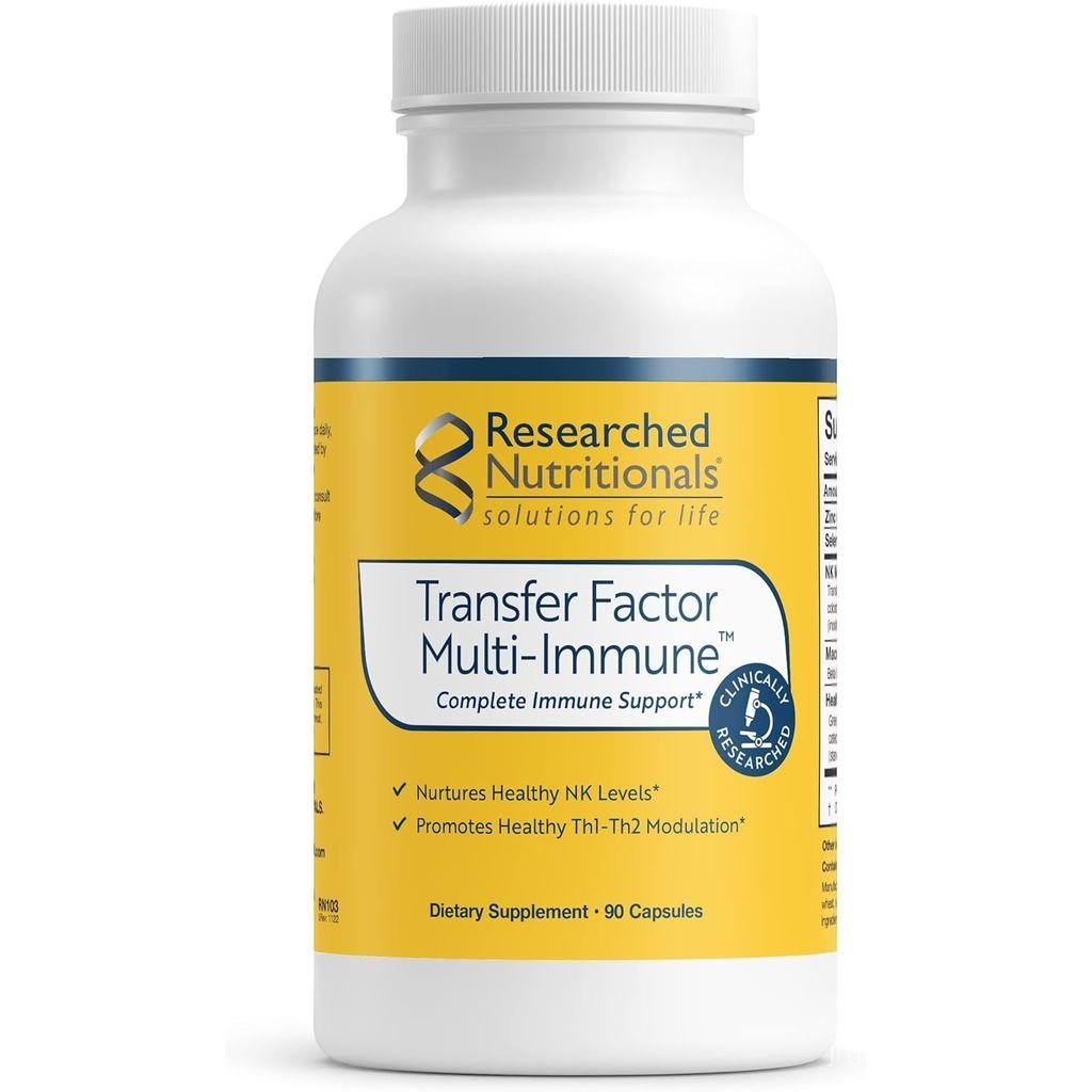 Transfer Factor Multi-Immune Support อาหารเสริม - สูตรเสริมภูมิคุ้มกันวิจัยทางคลินิกด้วย Colostrum เ