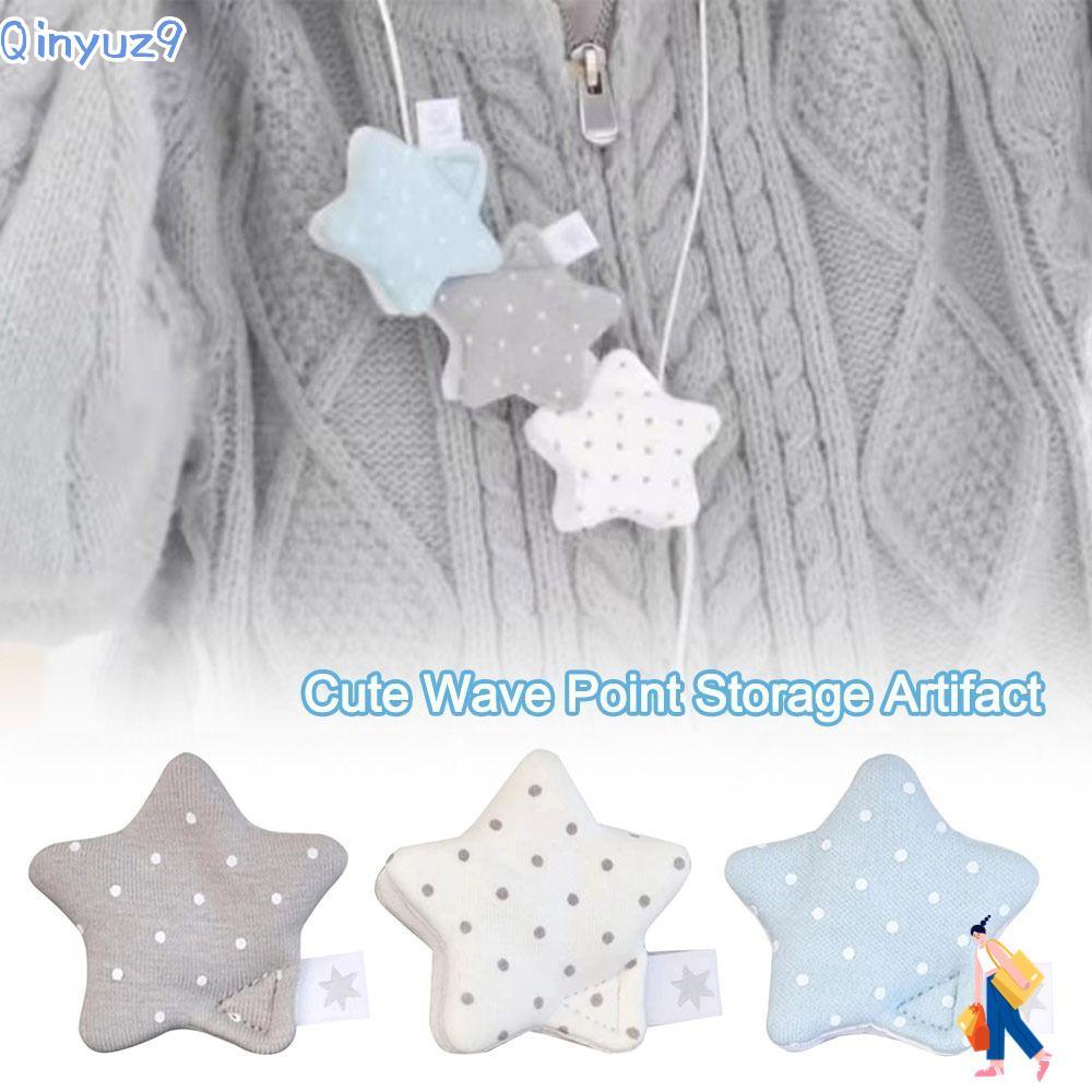 QINYUZ9 กระเป๋าเก็บหูฟัง, Handmade Wave Point Data Cable Organizer, Star Y2k มัลติฟังก์ชั่นหูฟังตกแต