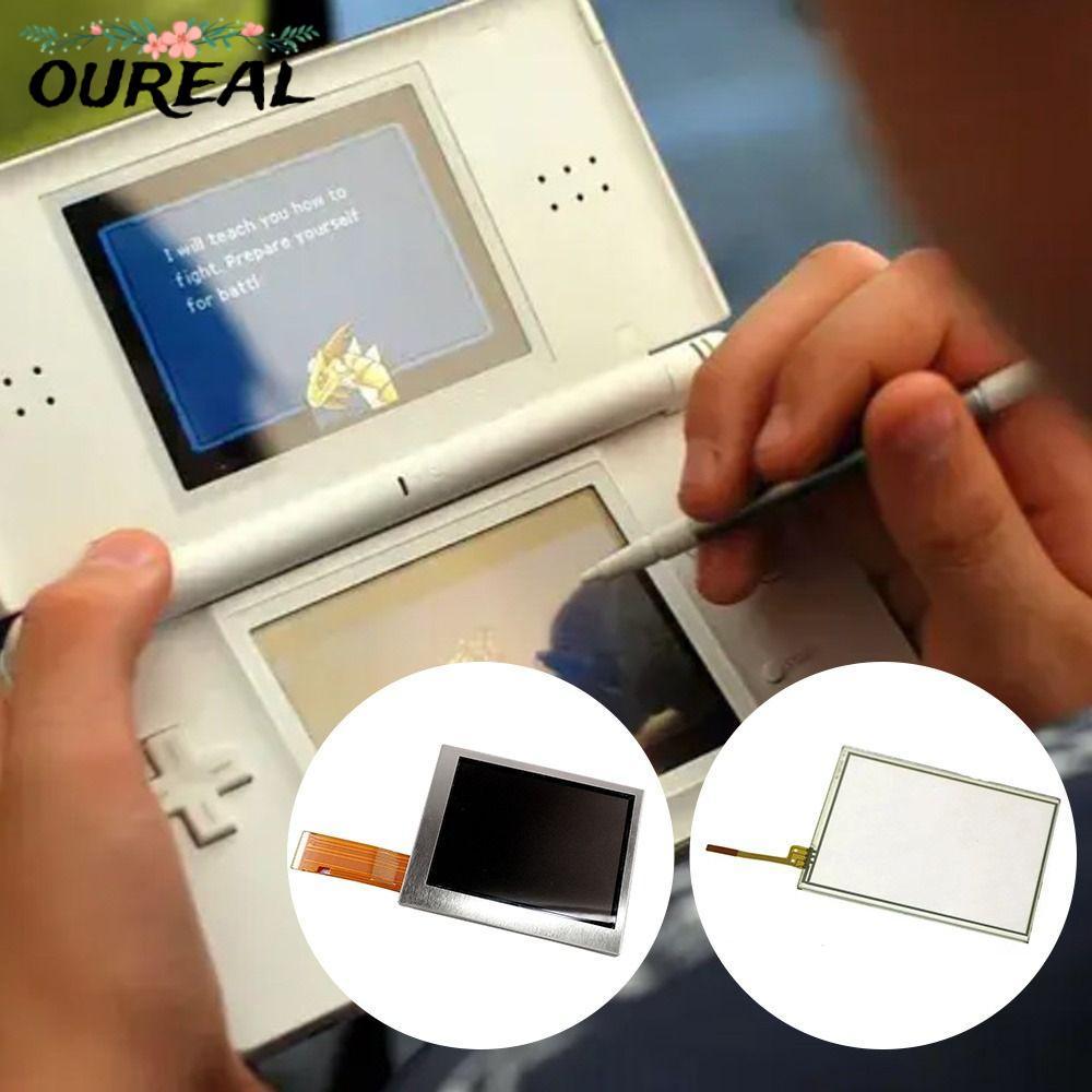 OUREAL จอแสดงผล LCD, หน้าจอคอนโซลเกม DIY ดั้งเดิม, อะไหล่ซ่อมหน้าจอ Digitizer สําหรับ DS/NDS