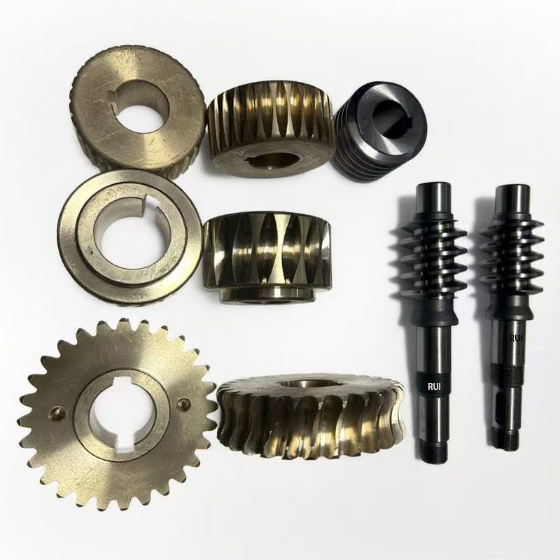 350 Pipe Cutter Worm Gear Metal Circular Saw Machine Worm Gear Parts