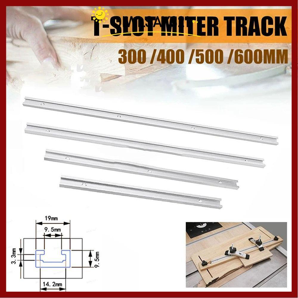 OIWLSAX321 1 ชิ้น T-Slot Track,อลูมิเนียม 300-600 มม.T-Track,รางท่องเที่ยวสไลด์ทนทาน 19 ประเภท 19x9.