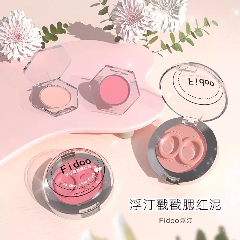 Fidoo Fidoo fidoo Blush Sample Fidoo Test Color Blush Cream Mud 06 Wagashi 08 Melon Man 09 Peach Bal