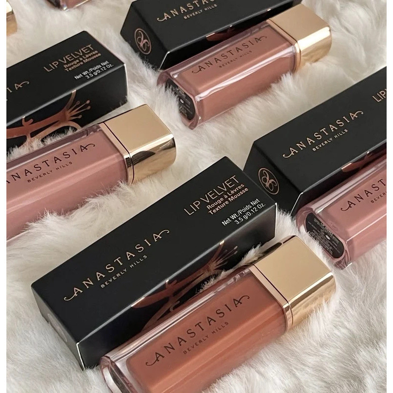 Lip Velvet Matte Liquid Lipstick 3.5g Peach Amber Smoothing Nude Lip Glaze Hydrating Matte Finish Makeup