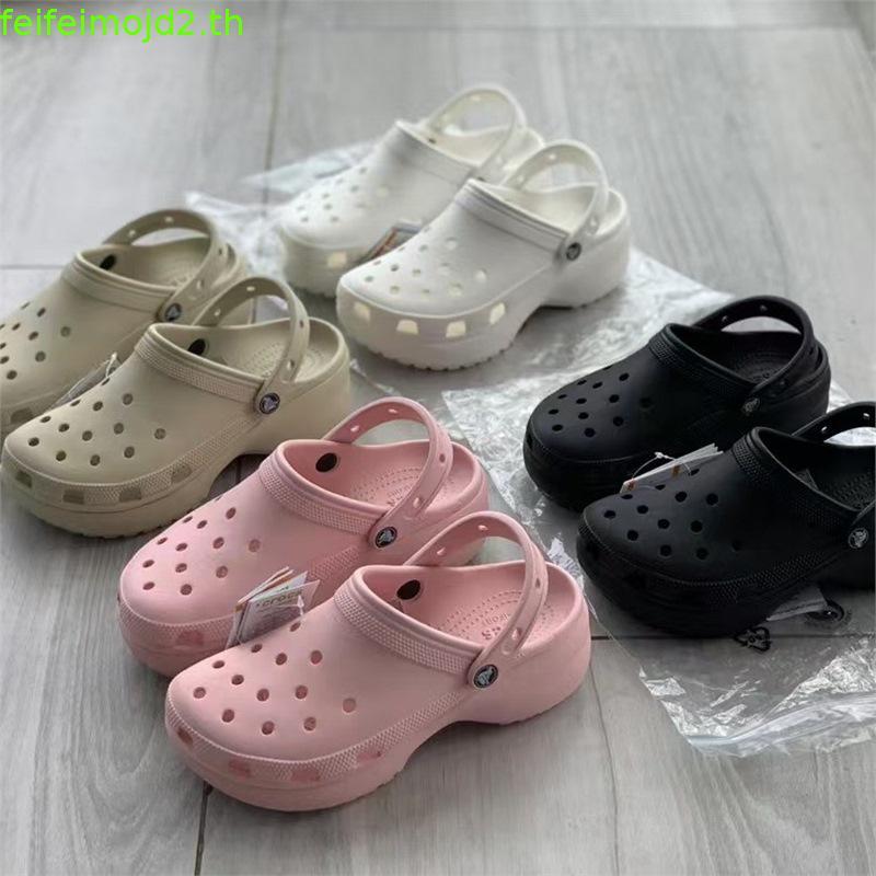 รองเท้าแตะ รองเท้าลำลองผู้หญิง Classic Platform Clog รุ่น 206750-2Y2 - BONE