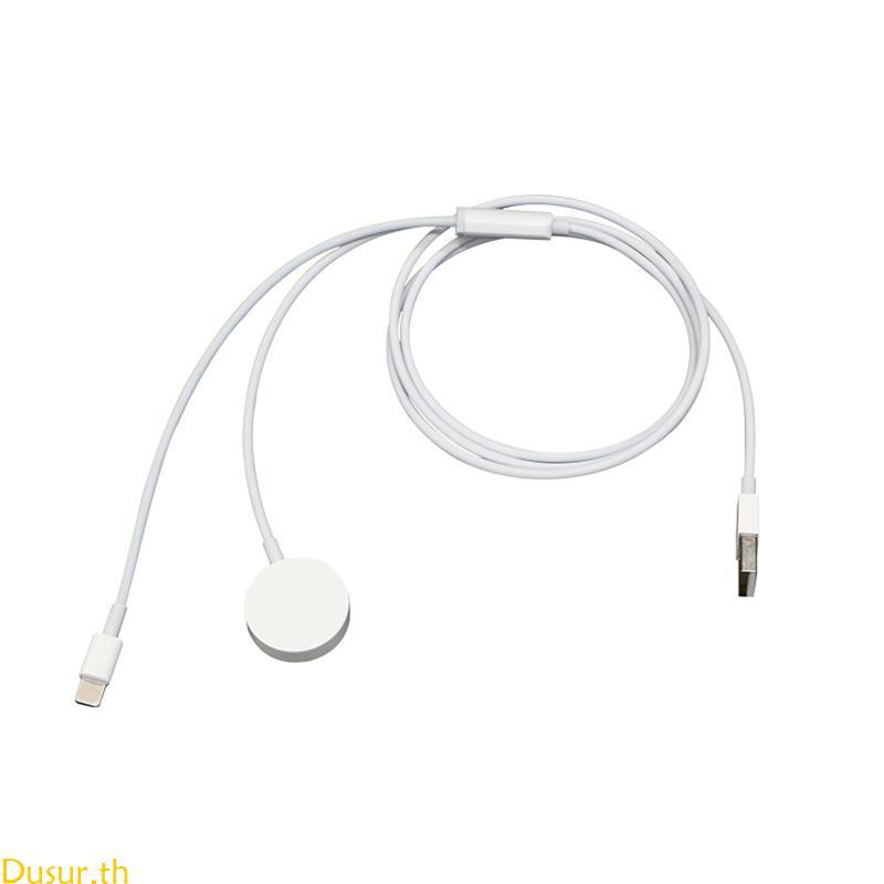Dusur สายชาร์จ 100 ซม. สายชาร์จสําหรับ Apple-Watch-Series