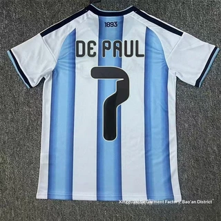 เสื้อฟุตบอลอาร์เจนตินา 2026 ฟุตบอลโลก เบอร์ 7 และ 10 เสื้อเมสซี่