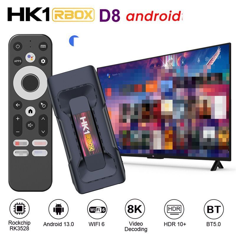 HK1 RBOX-D8 Cross-Border การค้าต่างประเทศเครือข่าย Set-Top BOX TV BOX RK3528 WIFI6 8K Bluetooth 5.0