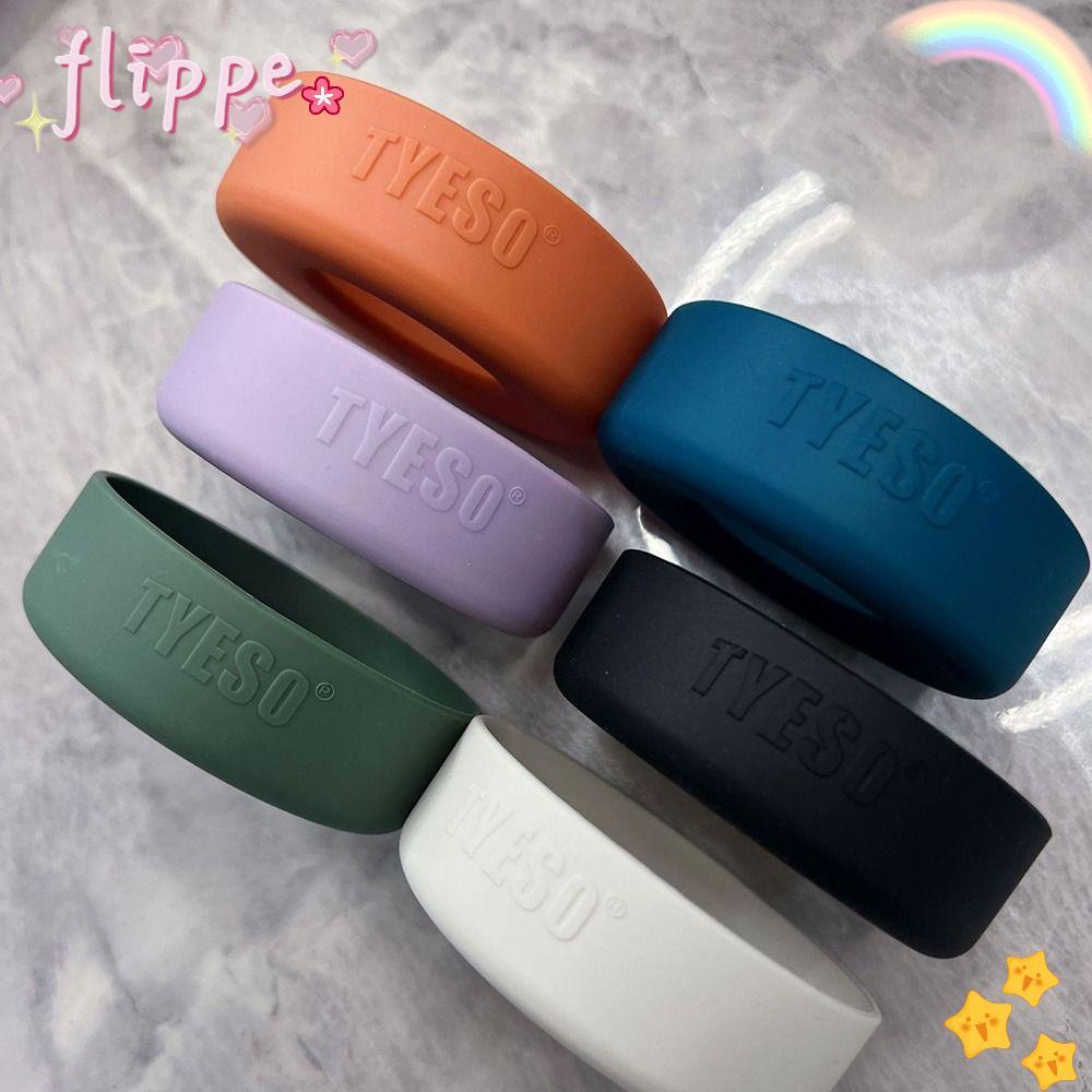 FIPE ฝาครอบขวด 1 ชิ้น, ซิลิโคน 71-77 มม. ฝาครอบถ้วยเส้นผ่านศูนย์กลาง, แขนด้านล่างกันลื่นป้องกันสากลสําหรับขวด Tyeso