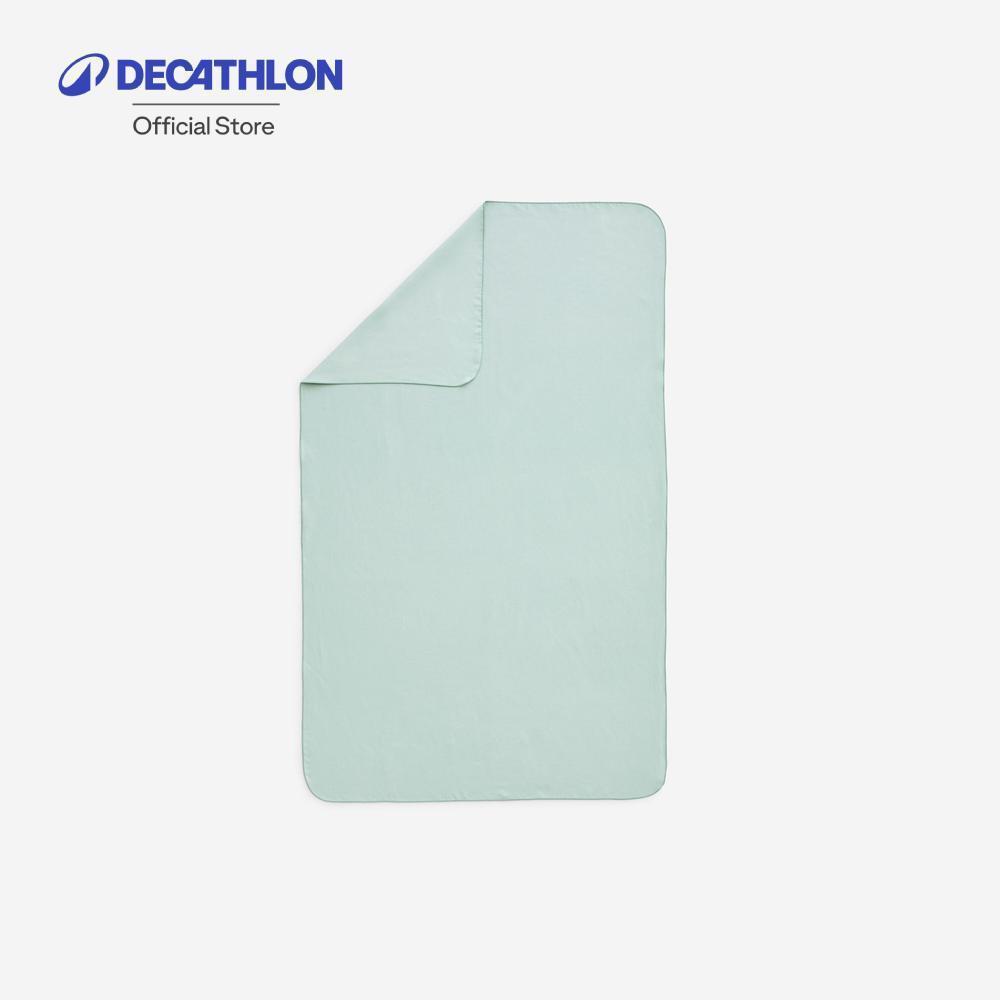 Decathlon Swimming Microfibre Towel Size L 80 X 130 Cm ผ้าขนหนูไมโครไฟเบอร์ขนาด L 80 X 130 เซนติเมตร - Light Green