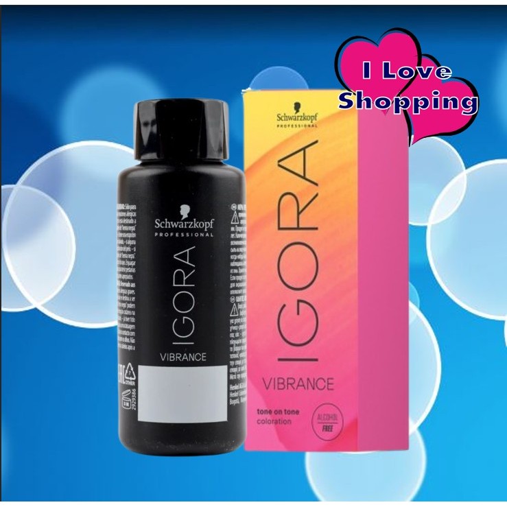 Schwarzkopf Igora Vibrance 60 ml ผลิตภัณฑ์เปลี่ยนสีผมแบบกึ่งถาวร สะดวกรวดเร็ว สีผมเด่นชัดเงางาม