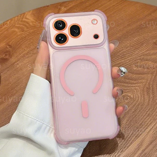 สําหรับ Honor 600Pro 600 Pro 2026 Magnetic Matte Clear เคสโทรศัพท์ปลอกนุ่ม Honor600Pro Honor600 Lite 400 สมาร์ท X9D โปร่งแสงถุงลมนิรภัย TPU กันกระแทก Anti-fall ฝาหลัง