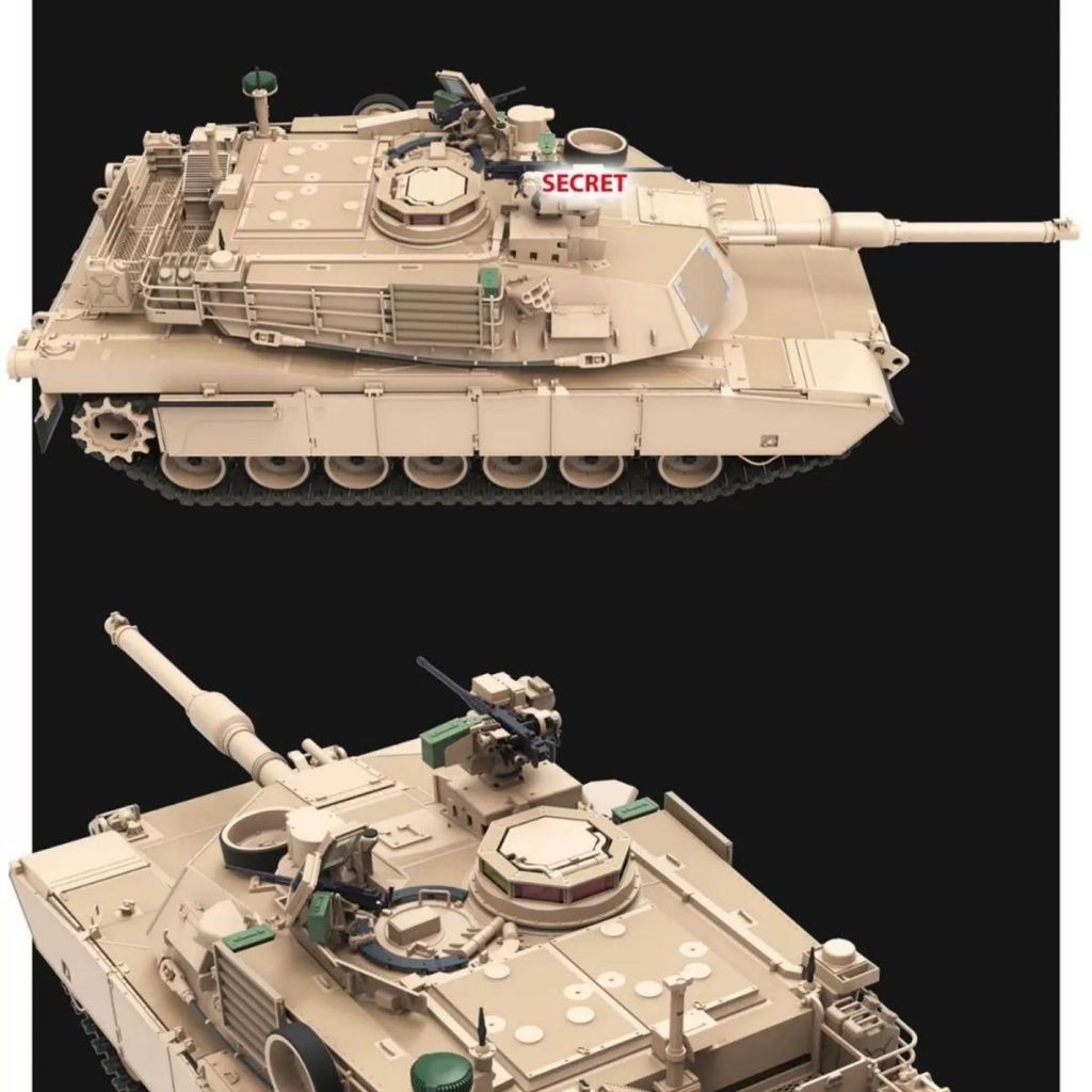 VOIIO American M1A2 SEP V3 Abram โมเดลประกอบรถถังหลัก