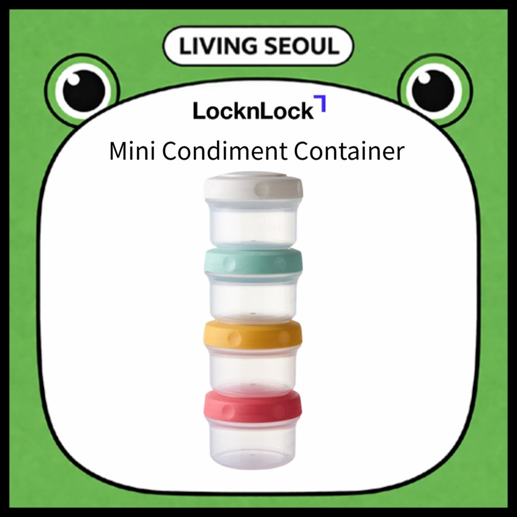 LocknLock ภาชนะใส่เครื่องปรุงขนาดเล็ก 80 มล. 4p Set Value Pack ผลิตภัณฑ์ดั้งเดิม