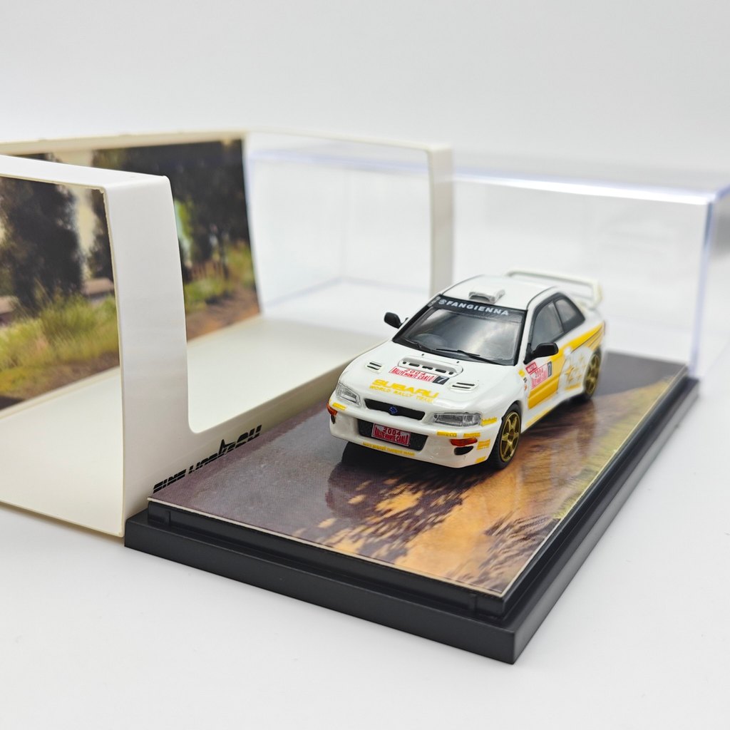 [คลังสินค้าพร้อม] งานละเอียด 1: 64 Subaru WRC World Rally Championship Championship Rally Car Model 