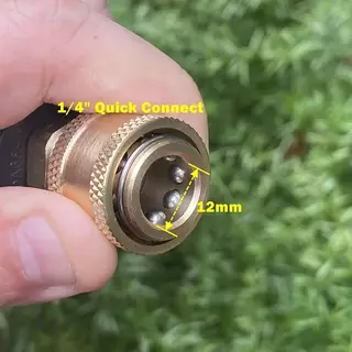 [Snowth] เครื่องซักผ้าความดัน Adaptor To 1/4 " Qui Release Connector หัวฉีดสําหรับเครื่องซักผ้ารถยนต์รดน้ํา Qui Connect Adapter [zkm]