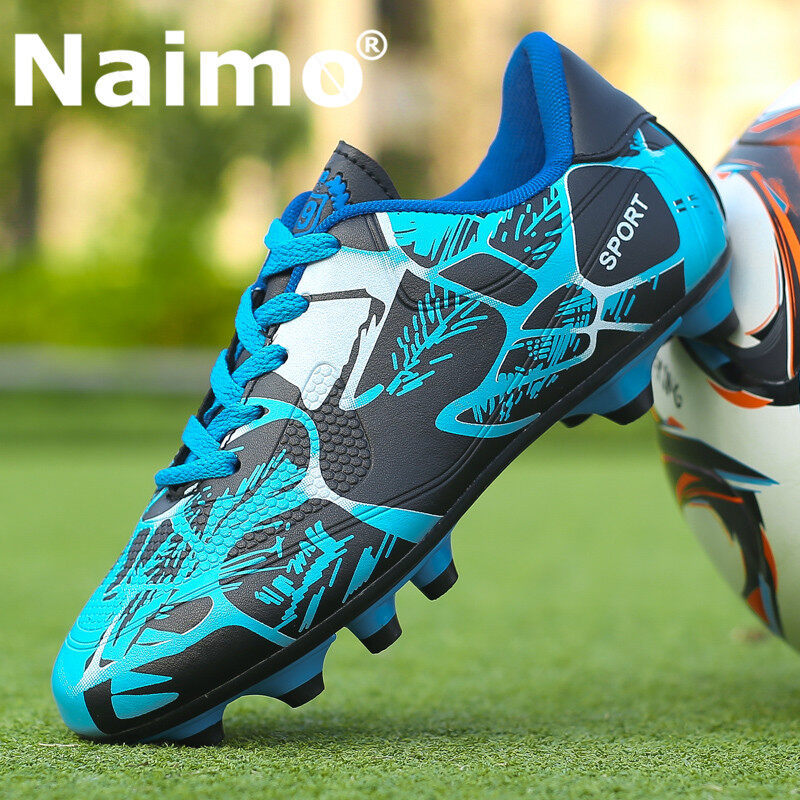 Naimo Futsal Shoes For Kids Men Artificial Grass Soccer Shoes Kids Boy Artificial Grass Soccer Shoes