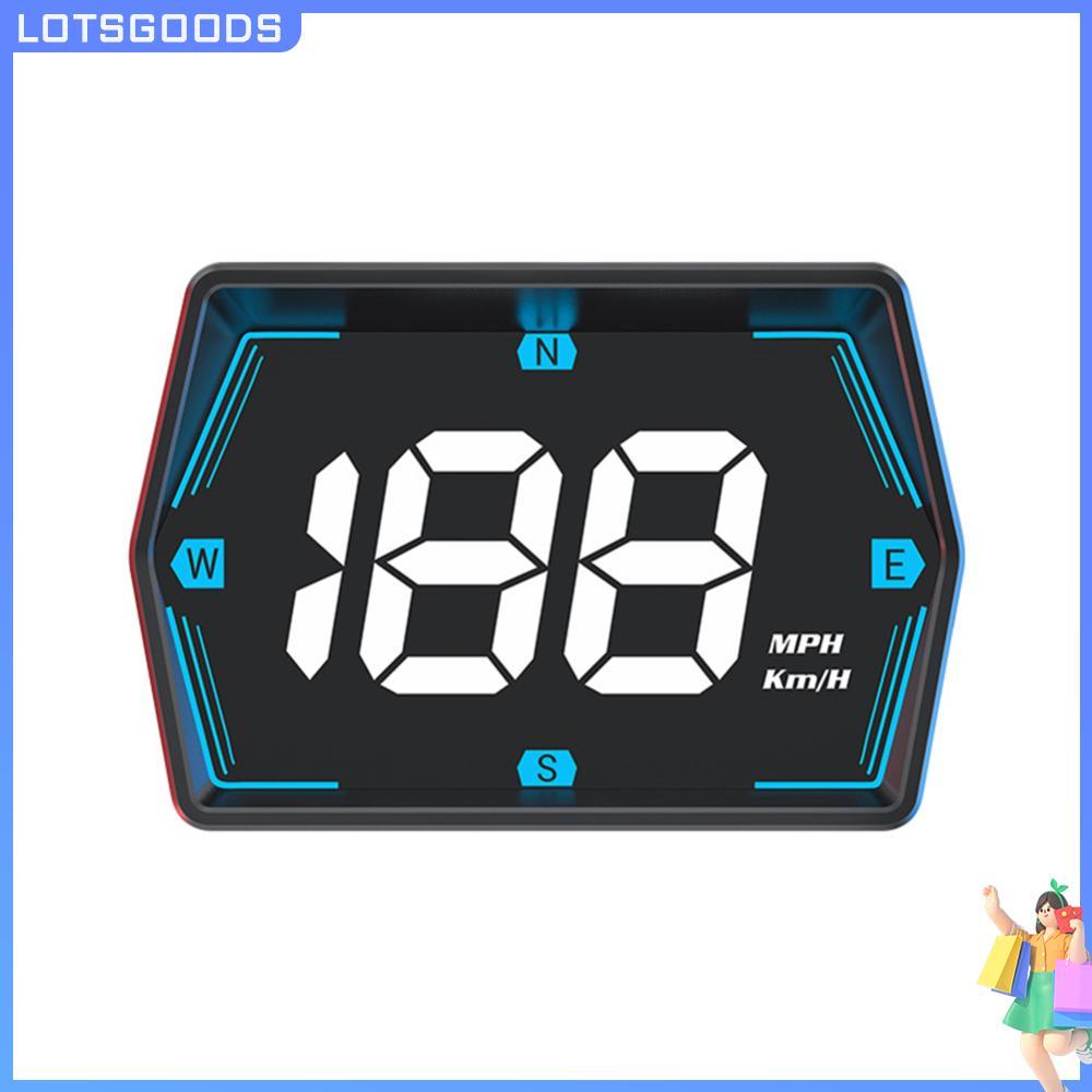[จัดส่งในพื้นที่] Speed MPH KMH HUD HD LED Display Digital GPS HUD Overspeed Alarm KMH MPH Display