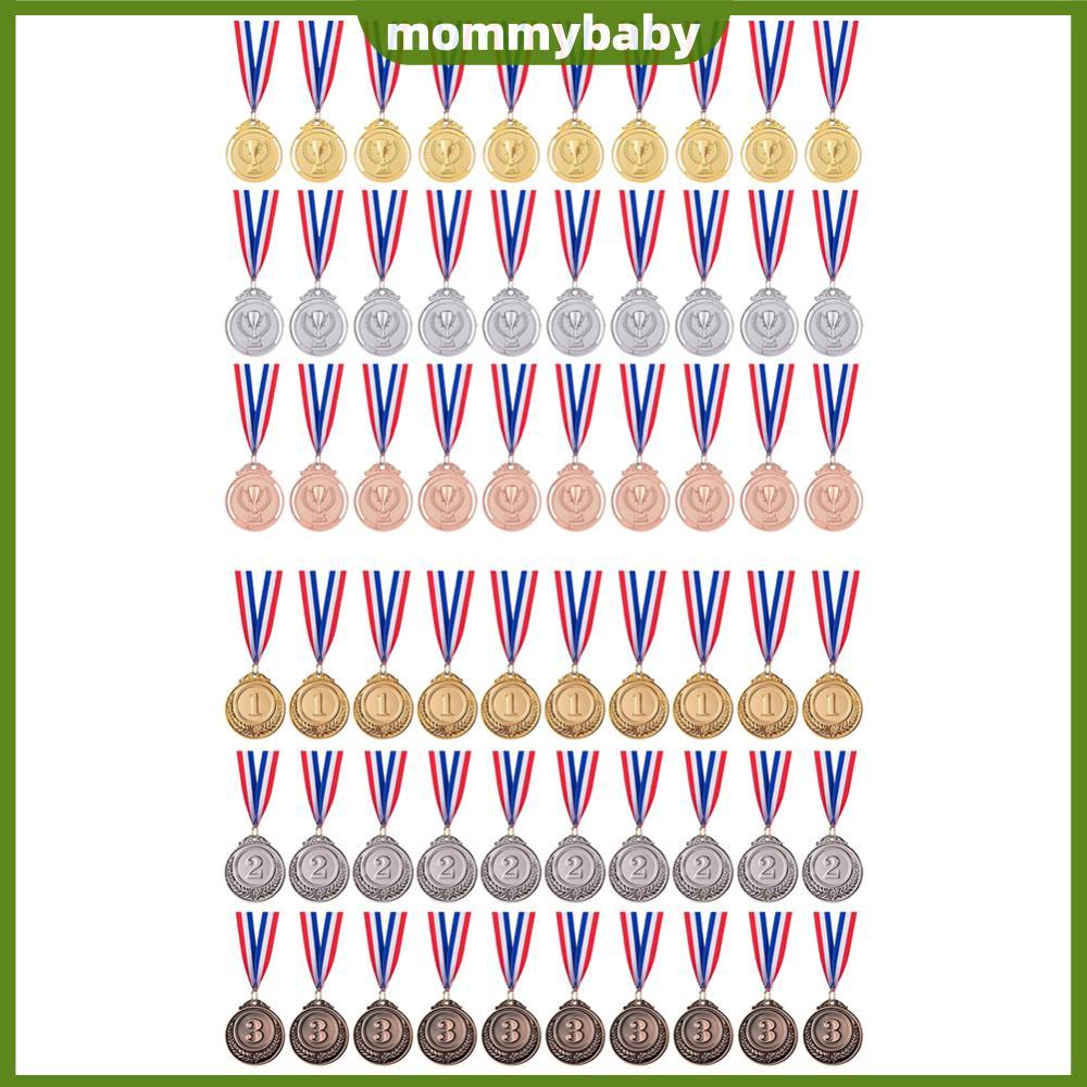 ⚡24ชม.⚡ 30 ชิ้น 2 นิ้ว 1st 2nd 3rd รางวัลเหรียญคอริบบิ้น Winner รางวัลเหรียญทองเงิน Bronze รางวัลสํา