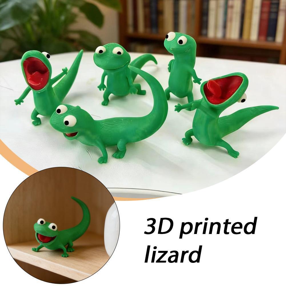 Better_Life Lizard เครื่องประดับเดสก์ท็อปน่ารัก 3d พิมพ์ Lizard รุ่นภาพยนตร์ของเล่นตุ๊กตาการ์ตูนเครื