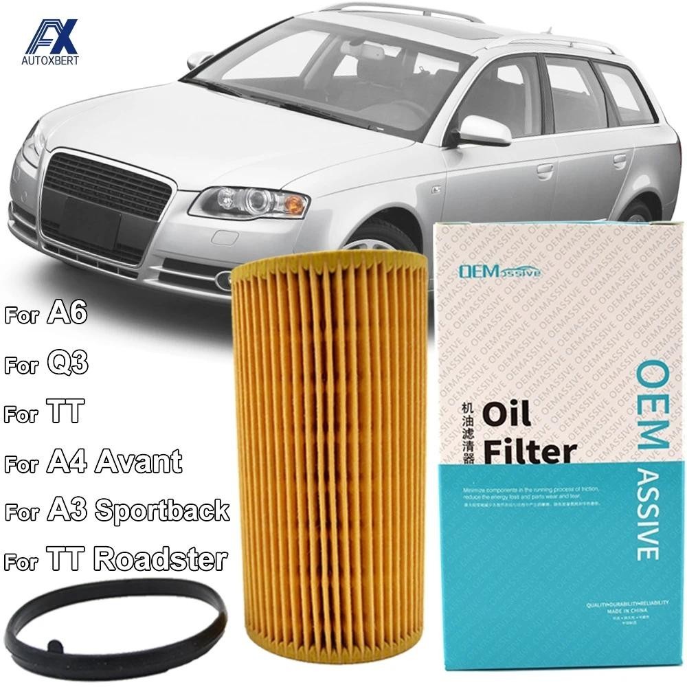 กรองน้ํามันสําหรับ Audi A1 8X1 2012 / A3 8P1 A6 4F2 C6 TT 8J3 2005 2006 2007 2008 2009 2010 2011 / A