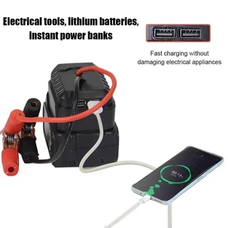 Jump Starter สําหรับ Makita Booster Cable อะแดปเตอร์ฉุกเฉินชุด DIY Converter ไม่มีแบตเตอรี่ TH กล่องจัมเปอร์ระบบ