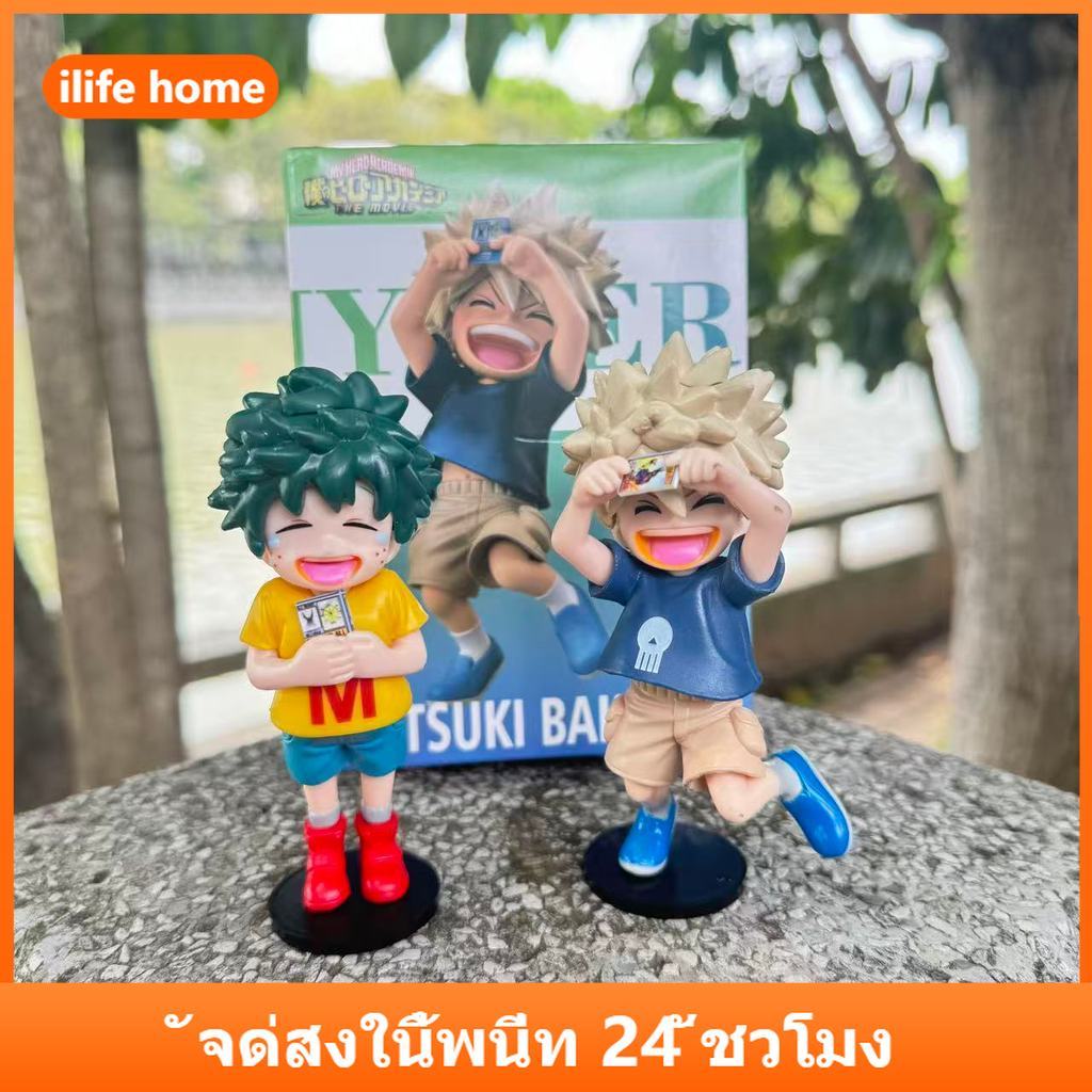 💥 จัดส่งจากประเทศไทย 💥My Hero Academia Midoriya Bakugou Action Figure Gato ตุ๊กตาของเล่นสําหรับของขว