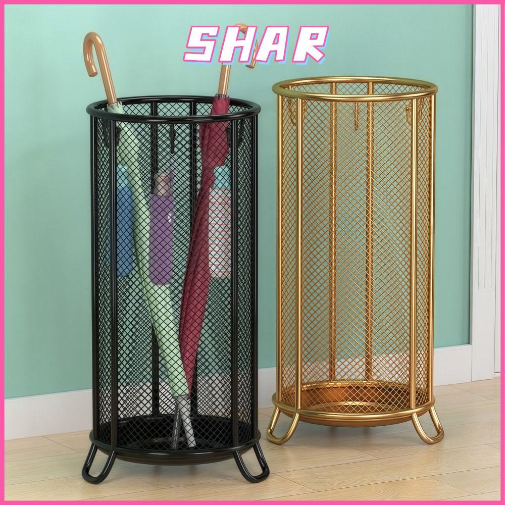 SHAR ร่ม Barrel ที่วางร่มทรงกระบอก ประหยัดพื้นที่และทนทาน เพื่อความสะดวกในการจัดเก็บหน้าประตูบ้าน