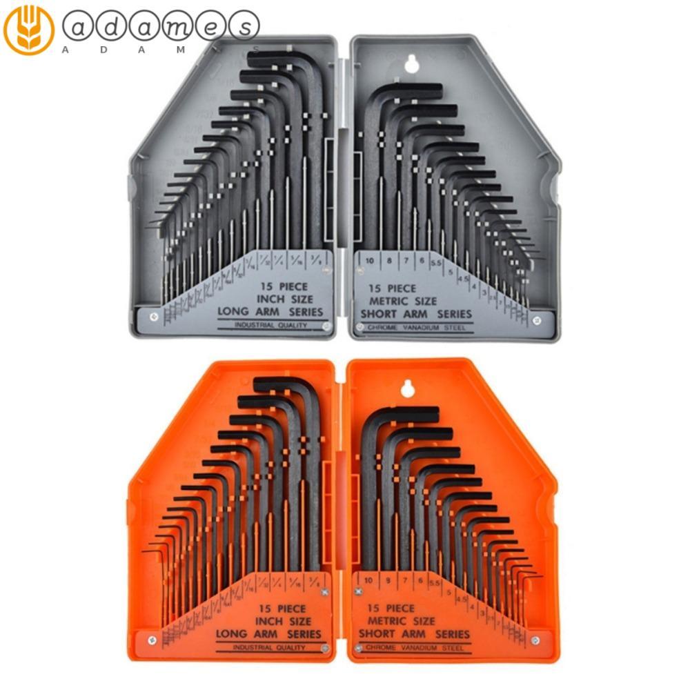 ADAMES Allen Key Hex ชุดสําหรับจักรยานซ่อมพับกรณีแขนแบนหัวชุดเครื่องมือ Spanner ชุดกุญแจ Hex Key หกเ