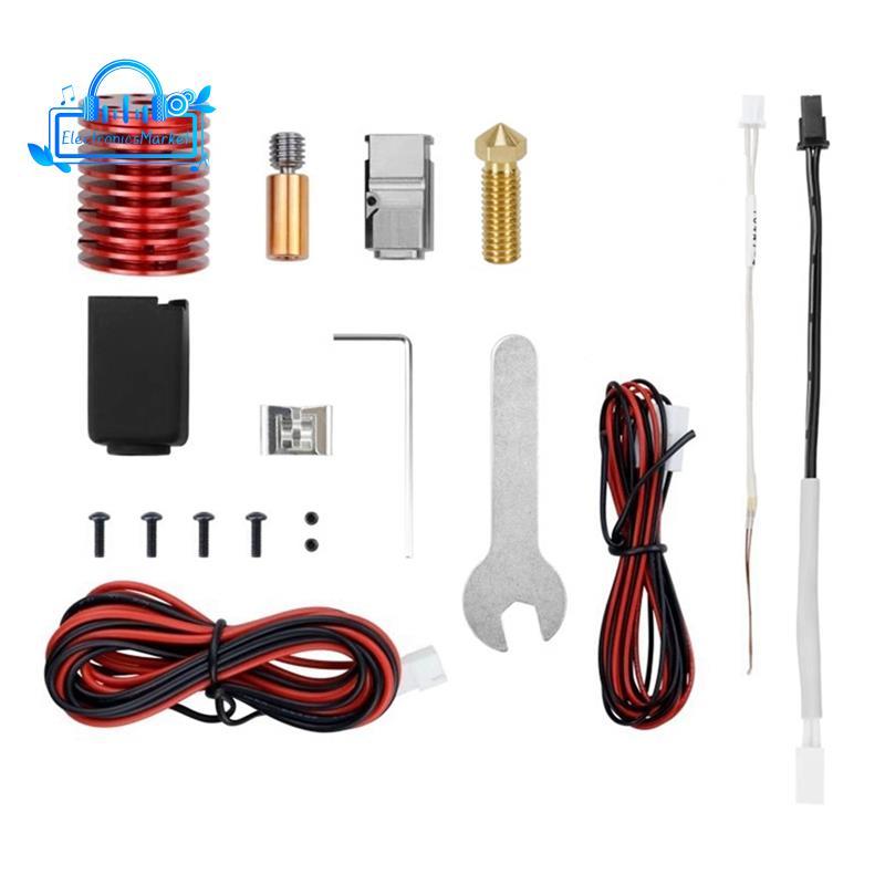 [Promote E]V6 Hotend Kit V6 หัวฉีด Bimetal Throat สําหรับ 0.1/0.2/2.4 สําหรับ Prusa 3D ชิ้นส่วนเครื่