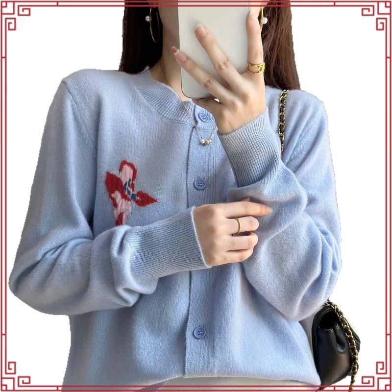 [Pomelo] เสื้อคาร์ดิแกนไหล่ตก / Drop-Shoulder Cardigan